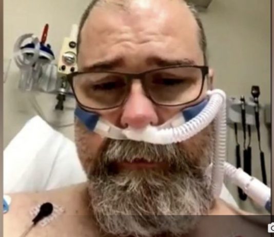Hombre declarado como ’anti-mascarillas’ hace mea culpa desde una UCI: “Creía que era algo político”