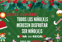 dona un regalo, dibuja una sonrisa.