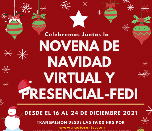 Celebremos Juntos La NOVENA DE NAVIDAD VIRTUAL Y PRESENCIAL-FEDI