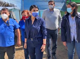 Ministra Karla Rubilar llega hasta la región de Antofagasta para visitar el primer centro de estadía para migrantes