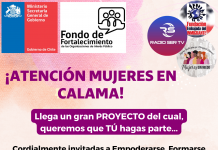 ¡ATENCIÓN MUJERES EN CALAMA!