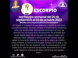 🔮HORÓSCOPO SEMANAL Del 26 de septiembre al 02 de octubre de 2022🔮