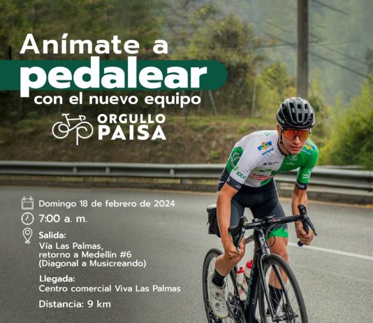 Presentación del equipo de ciclismo Orgullo Paisa 2024