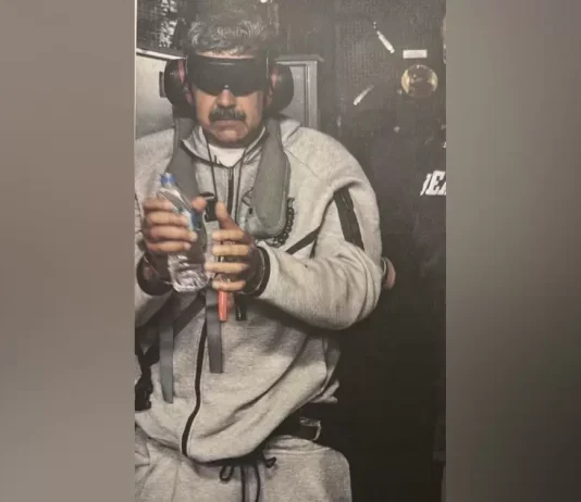 Trump publica la primera imagen de Nicolás Maduro detenido: “A bordo del USS Iwo Jima”